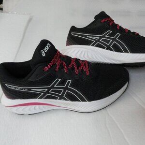 ASICS Gel Excite 10 Sneakers Running Shoes Black & Pink Women's Size 6